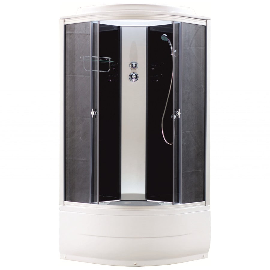 Душевая кабина AQUAPULSE 4002D Grey black 90x90x220 см с высоким ...
