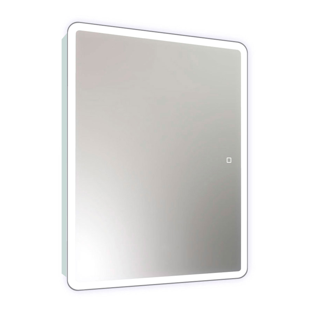 Зеркальный шкаф Континент Emotion 600х800 мм с подсветкой белый зеркальный шкаф континент emotion led 60 мвк028 с подсветкой белый