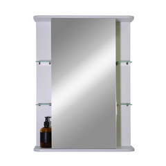 Зеркальный шкаф Континент Мондегу 600х800 мм белый