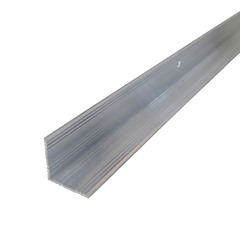 Порог алюминиевый угловой внутренний 19х19х900 мм без покрытия