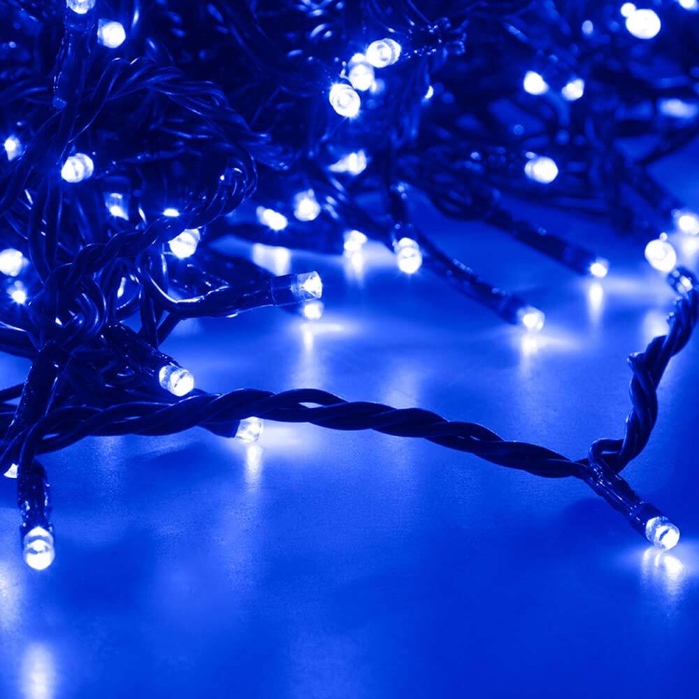Гирлянда светодиодная Neon-Night уличная Клип Лайт синяя 5х20 м (323 ...