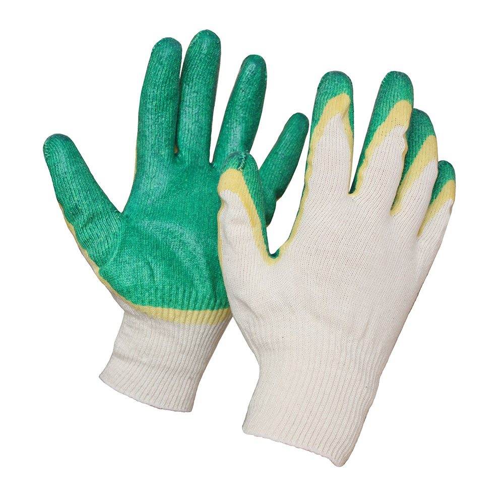 Перчатки х/б с двойным латексным обливом СВС 8 (М) перчатки х б с двойным латексным обливом свс зеленые