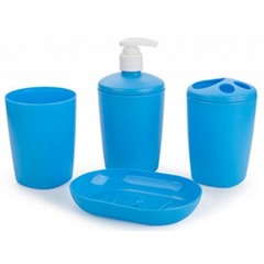 Набор аксессуаров для ванной комнаты Aqua 1565932 голубая лагуна