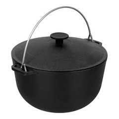 Казан чугунный с крышкой 6 л 61544