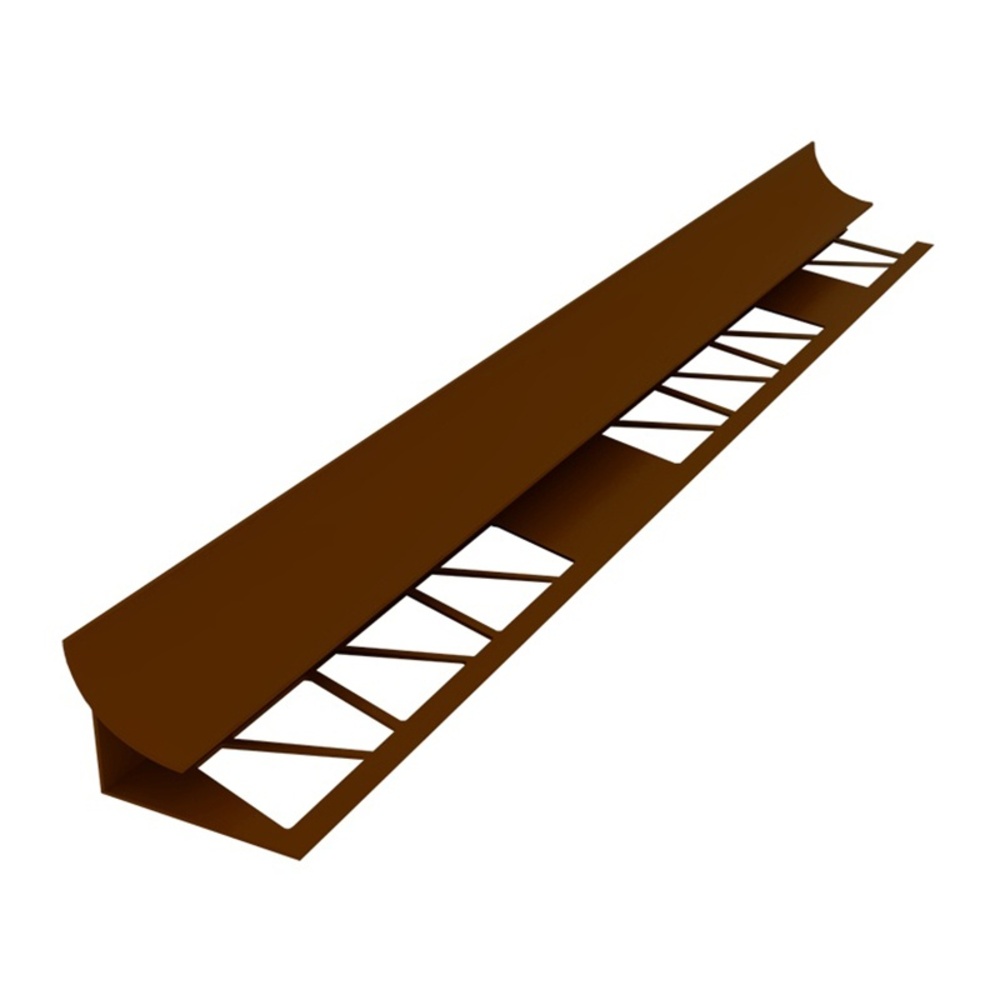 Угол для кафеля Идеал внутренний коричневый 7-8х2500 — купить в ...