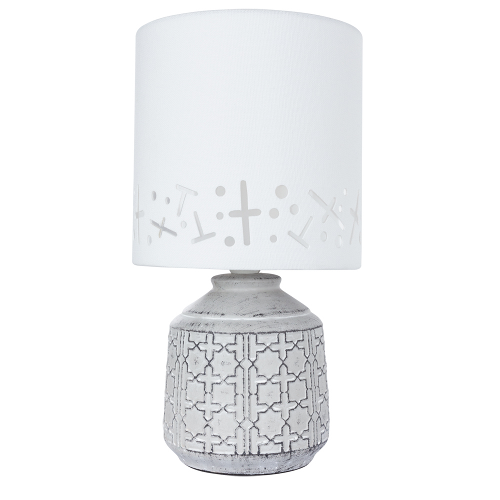 фото Лампа настольная arte lamp bunda (a4007lt-1gy) e14 40 вт 220 в ip20