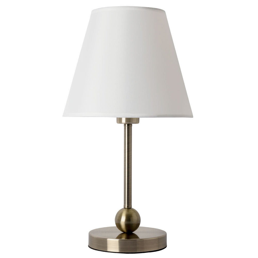 фото Лампа настольная arte lamp elba (a2581lt-1ab) e27 60 вт 220 в ip20