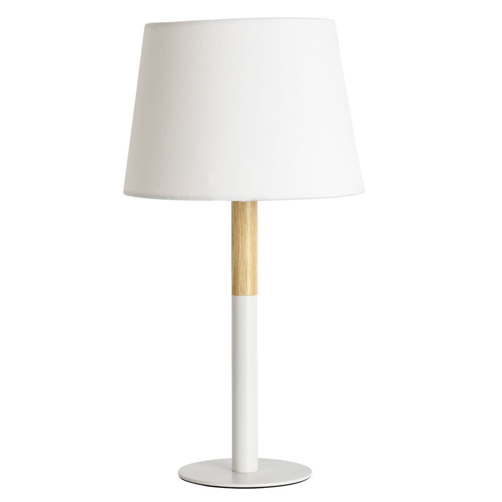 фото Лампа настольная arte lamp connor (a2102lt-1wh) e14 40 вт 220 в ip20