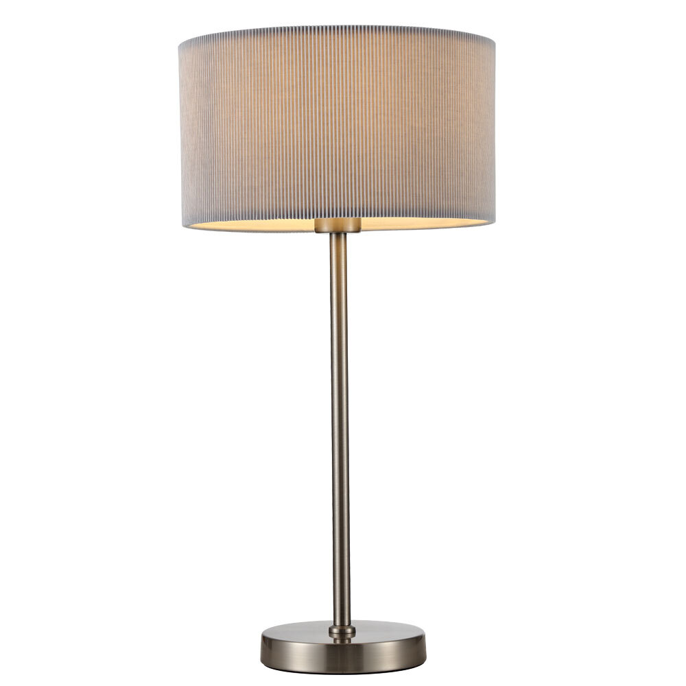 Лампа настольная E27 40 Вт Arte Lamp Mallorca (A1021LT-1SS)