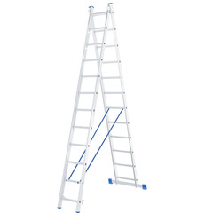 Лестница Ремоколор двухсекционная алюминиевая 12 ступеней