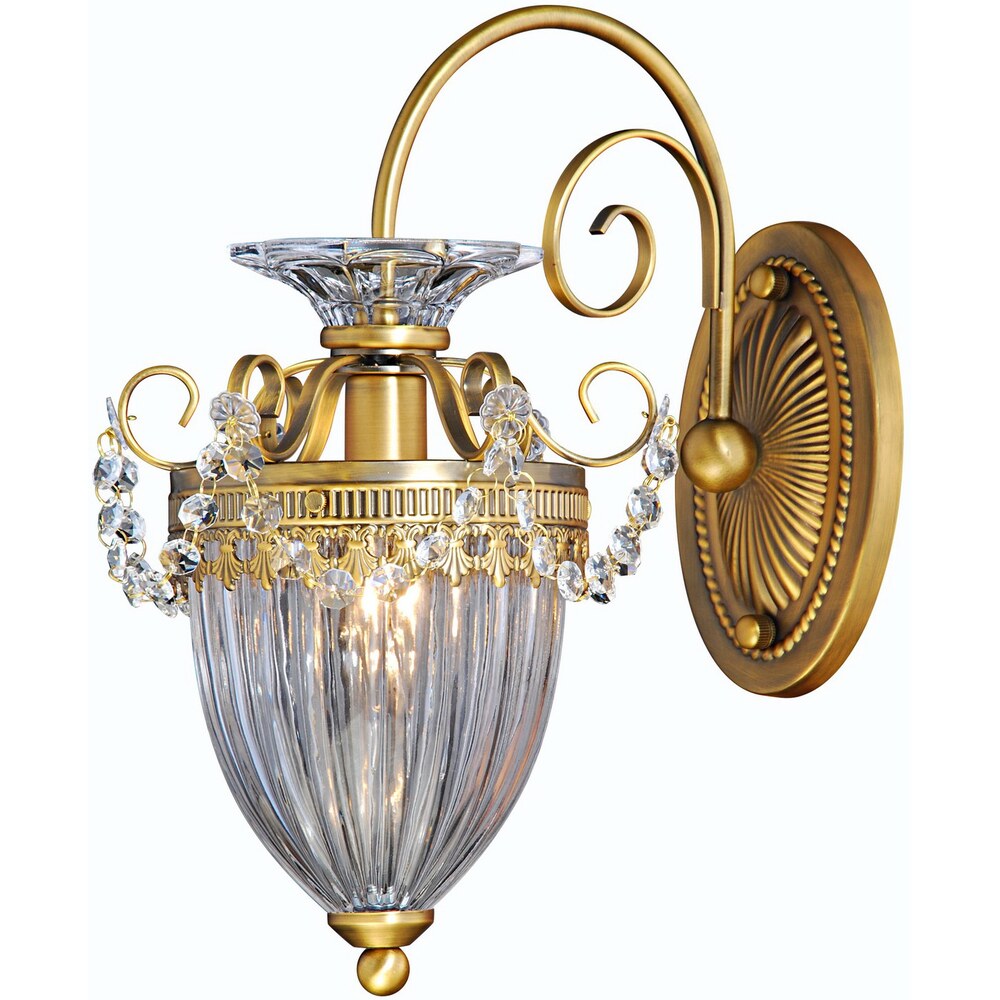 Бра Arte Lamp Schelenberg Е14 40 Вт 220 В матовая латунь IP20 (A4410AP-1SR)