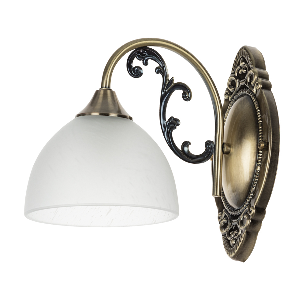 Бра Arte Lamp Spica Е27 40 Вт 220 В античная бронза IP20 (A3037AP-1AB) светильник настенный arte lamp a3037ap 1ab spica