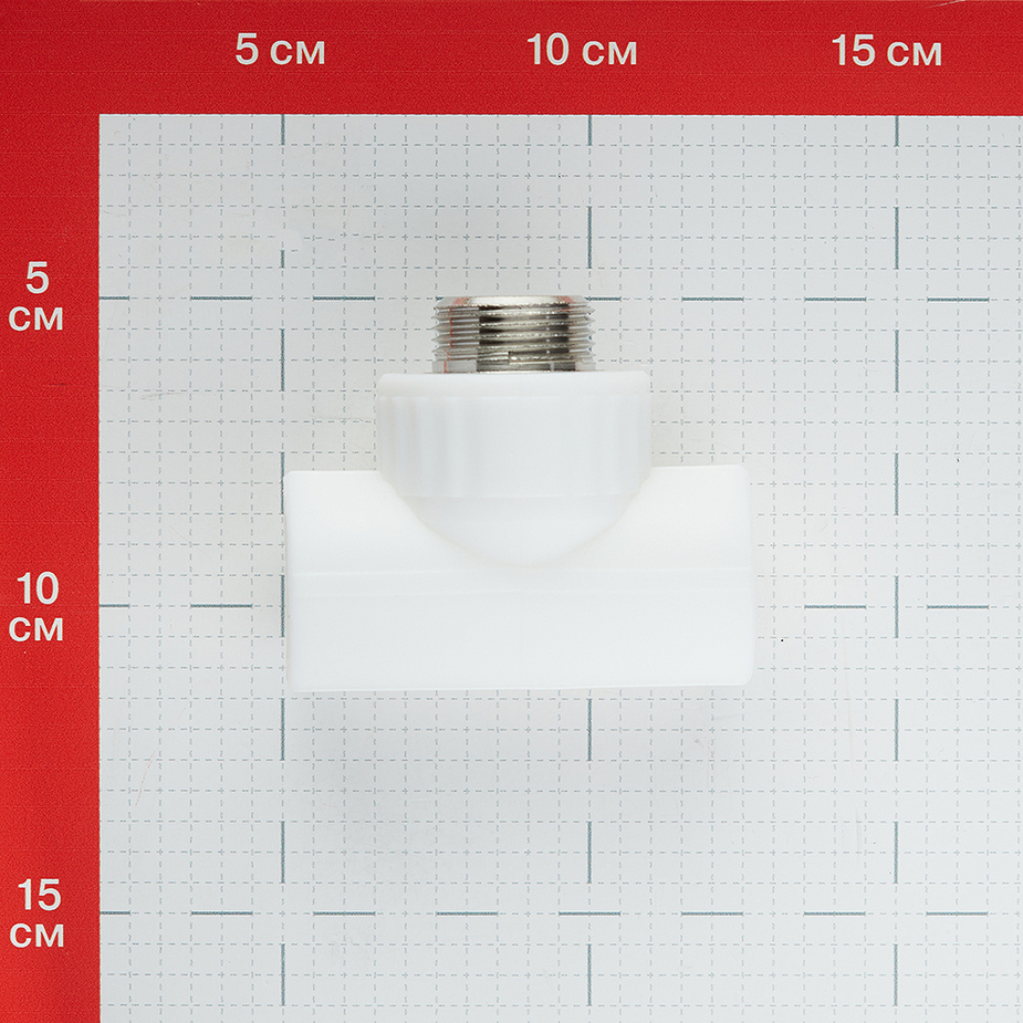 Тройник полипропиленовый переходный 25 мм х 3/4 НР(ш) х 25 мм — купить ...