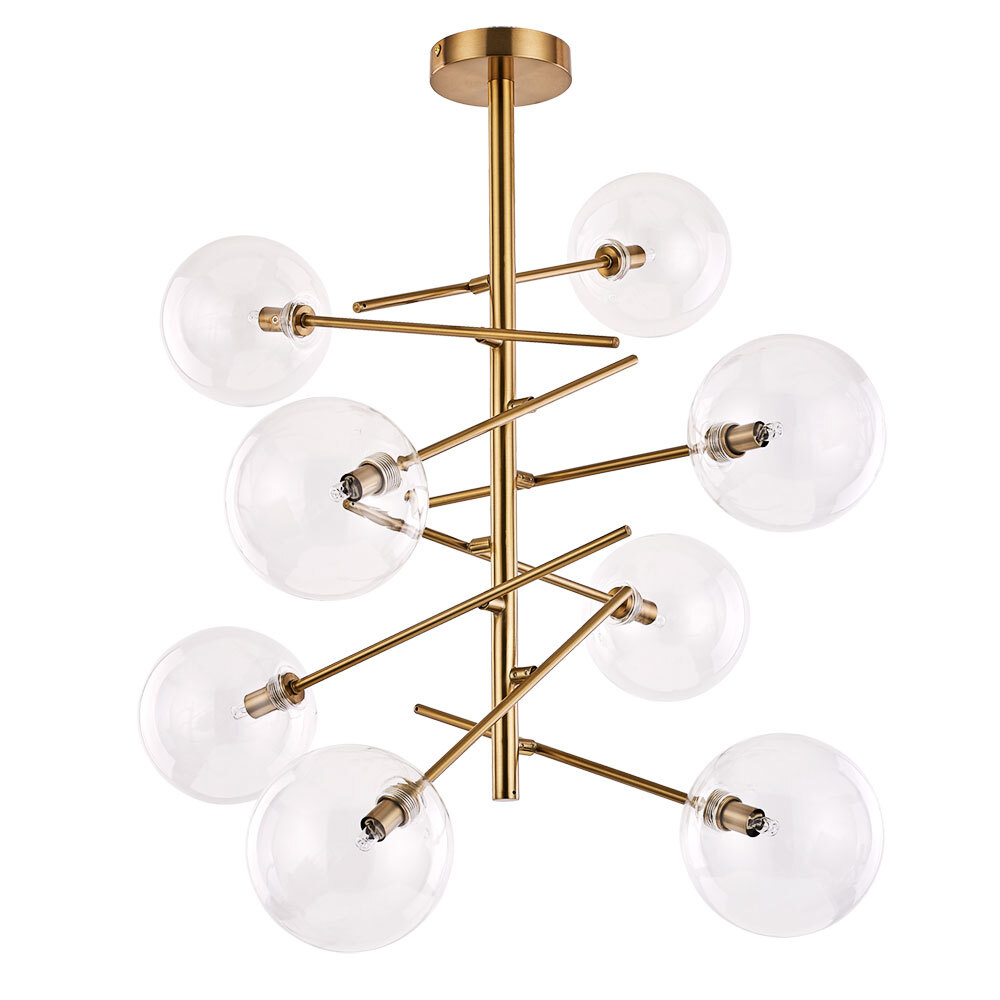 

Люстра потолочная Arte Lamp Severus G9 320 Вт 18 кв.м (A7781SP-8AB)