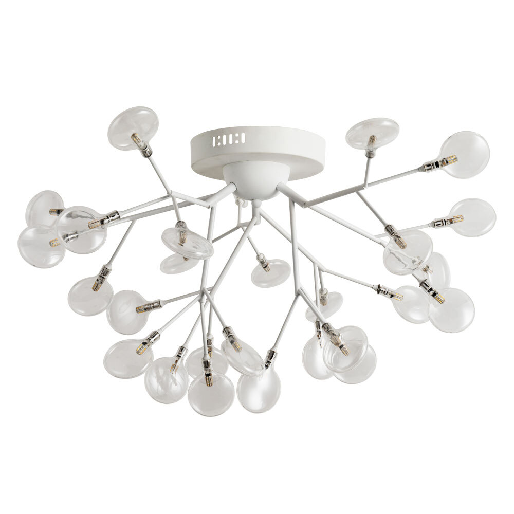 Люстра потолочная Arte Lamp Candy G4 81 Вт 3000К 20 кв.м (A7274PL-27WH)