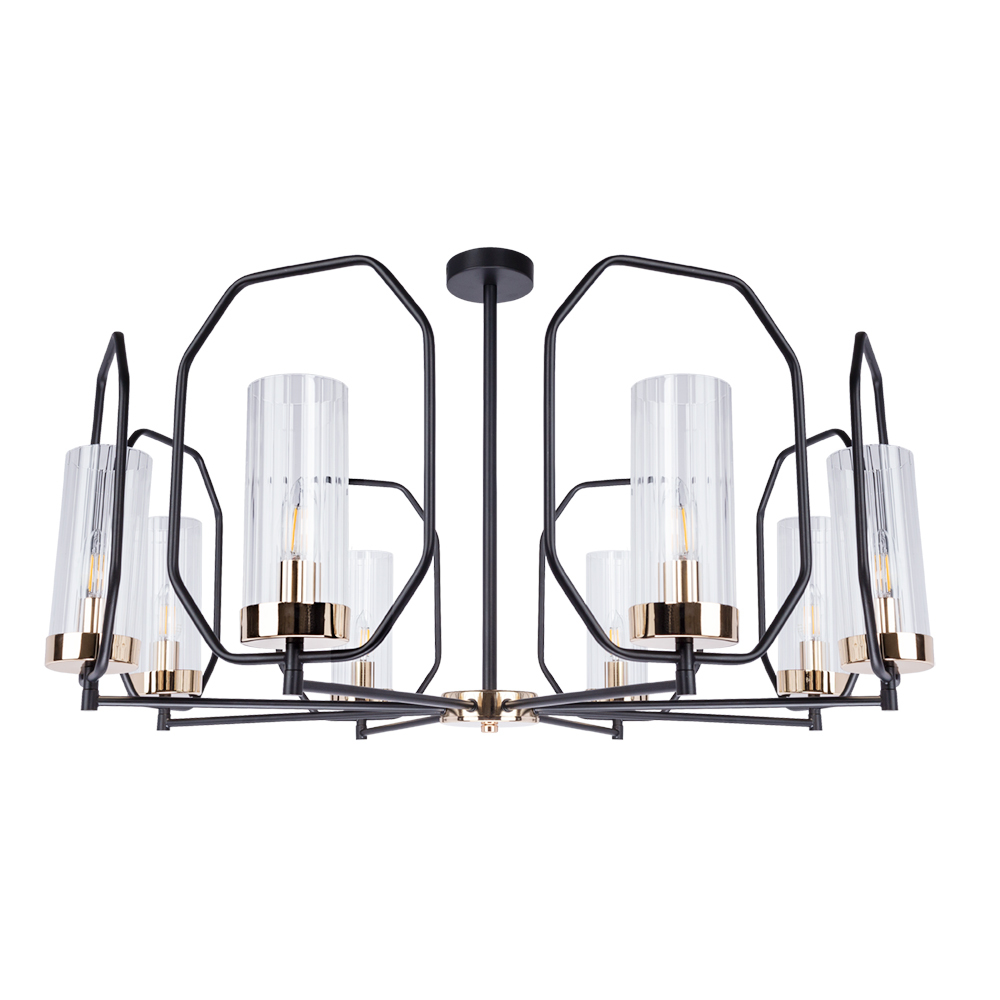 фото Люстра потолочная arte lamp celaeno (a7004pl-8bk) e14 60 вт 220 в ip20