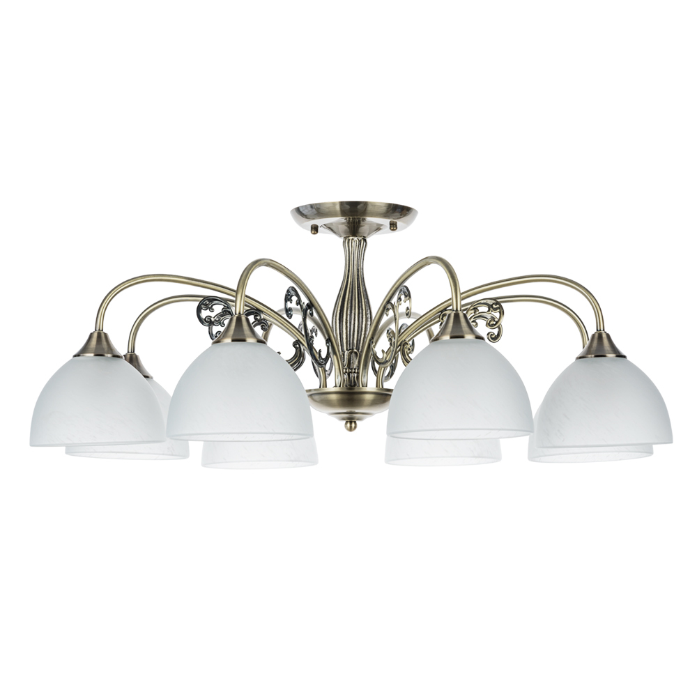 фото Люстра потолочная arte lamp spica (a3037pl-8ab) e27 40 вт 220 в ip20