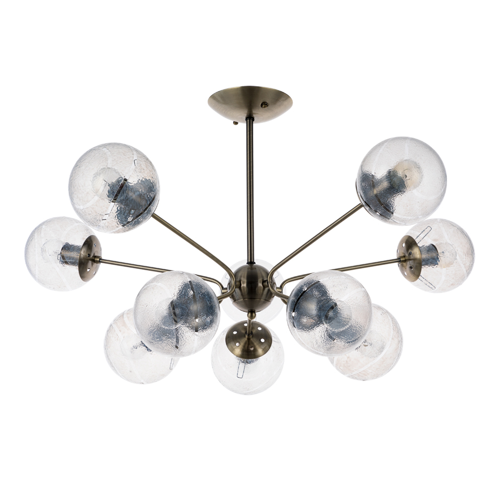 фото Люстра потолочная arte lamp meissa (a4164pl-10ab) e27 40 вт 220 в ip20