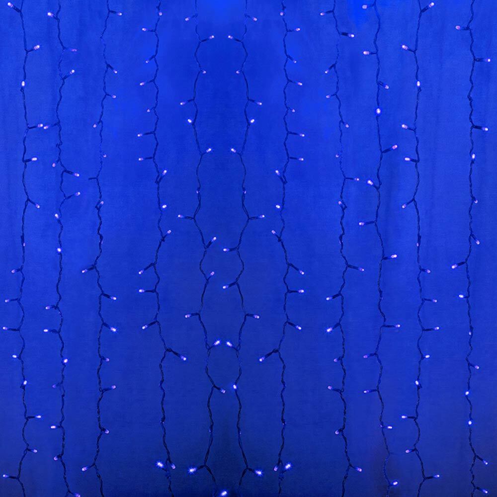 Гирлянда светодиодная Neon-Night уличная Дождь синяя 2х6 м (235-173 ...