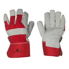 Перчатки кожаные комбинированные утепленные Delta Plus DCTHI серо-красные 10 (XL)