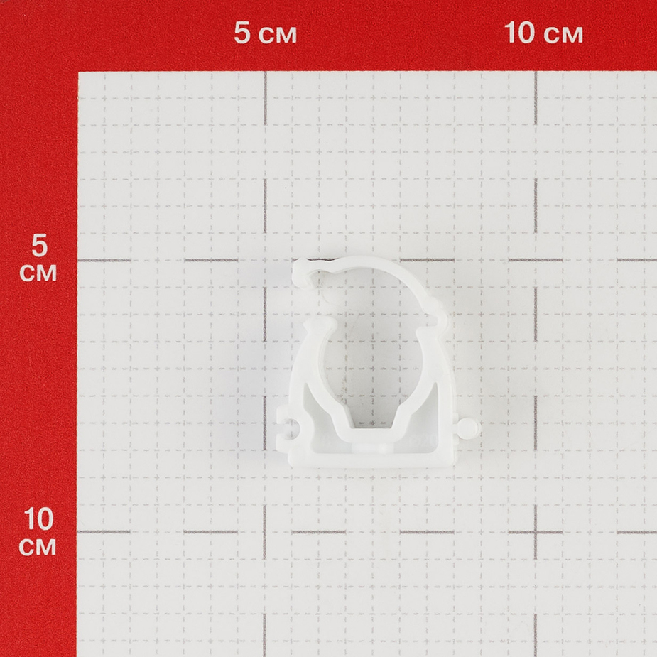 Фиксатор 20 мм для полипропиленовых труб с защелкой