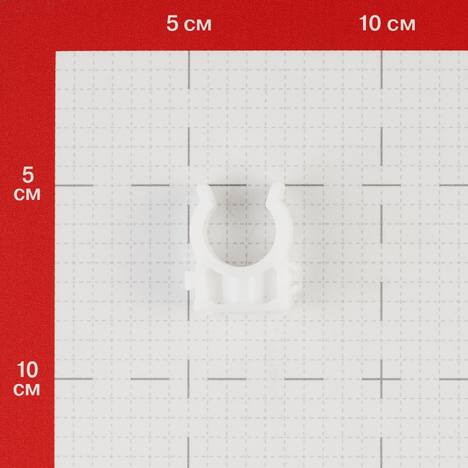 Скоба ф20мм держатель труб с защелкой полистирол серый уп100шт кор1500шт pr 02720 промрукав отп уп