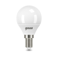 Лампа светодиодная Gauss E14 6500К 6,5 Вт 550 Лм 175-240 В шар тонированная