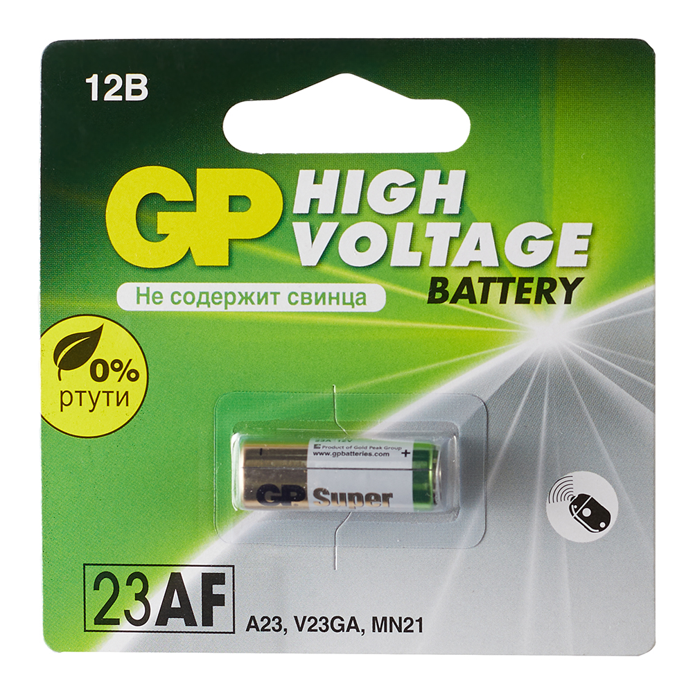фото Батарейка gp batteries a23 12 в (1 шт.)