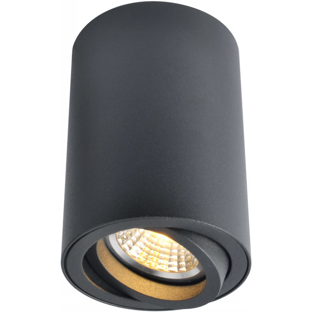 фото Спот настенно-потолочный накладной черный arte lamp sentry gu10 50 вт ip20 под 1 лампу (a1560pl-1bk/6720)
