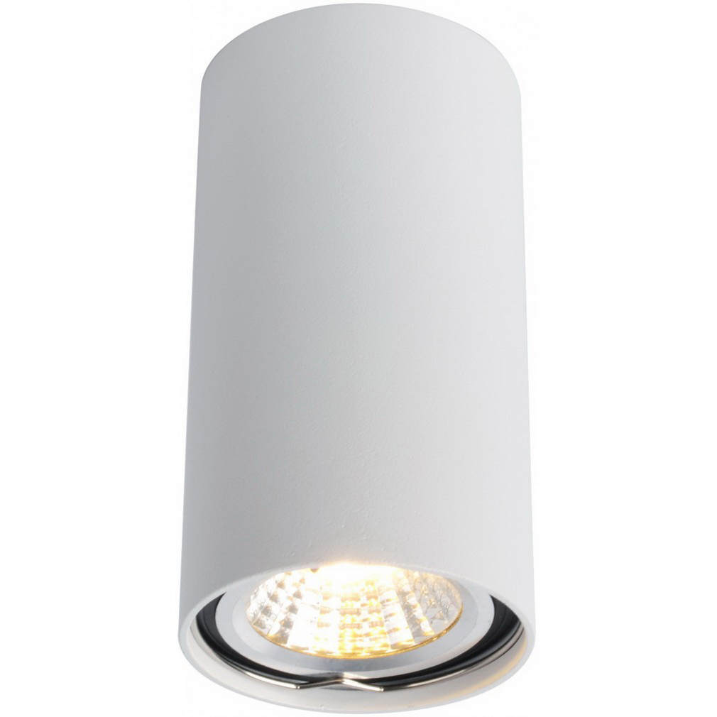 Светильник настенно-потолочный GU10 15 Вт 56 мм IP20 Arte Lamp Unix (A1516PL-1WH) светильник накладной arte lamp a1516pl 1wh gu10 d56x100 мм 15 вт 220 в ip20 цилиндрический белый
