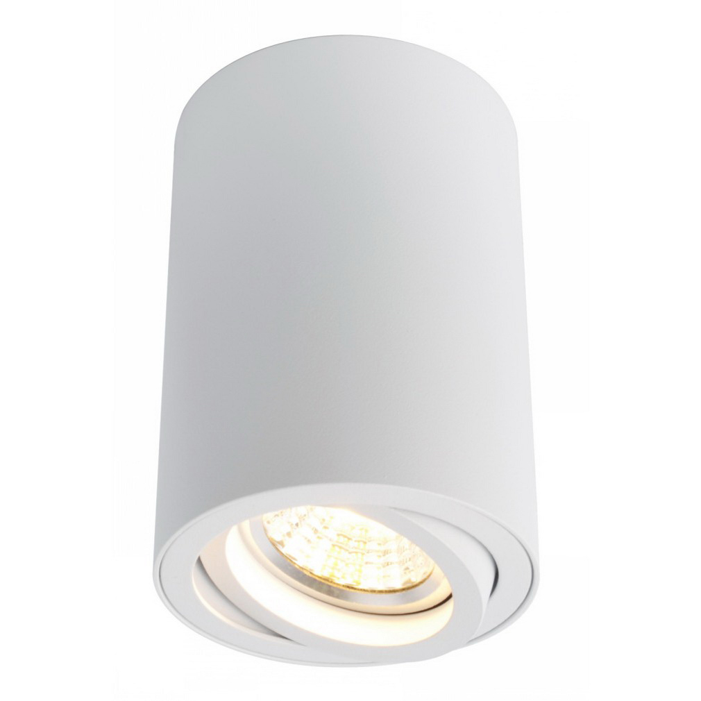 фото Спот настенно-потолочный накладной белый arte lamp sentry gu10 50 вт ip20 под 1 лампу (a1560pl-1wh/6037)