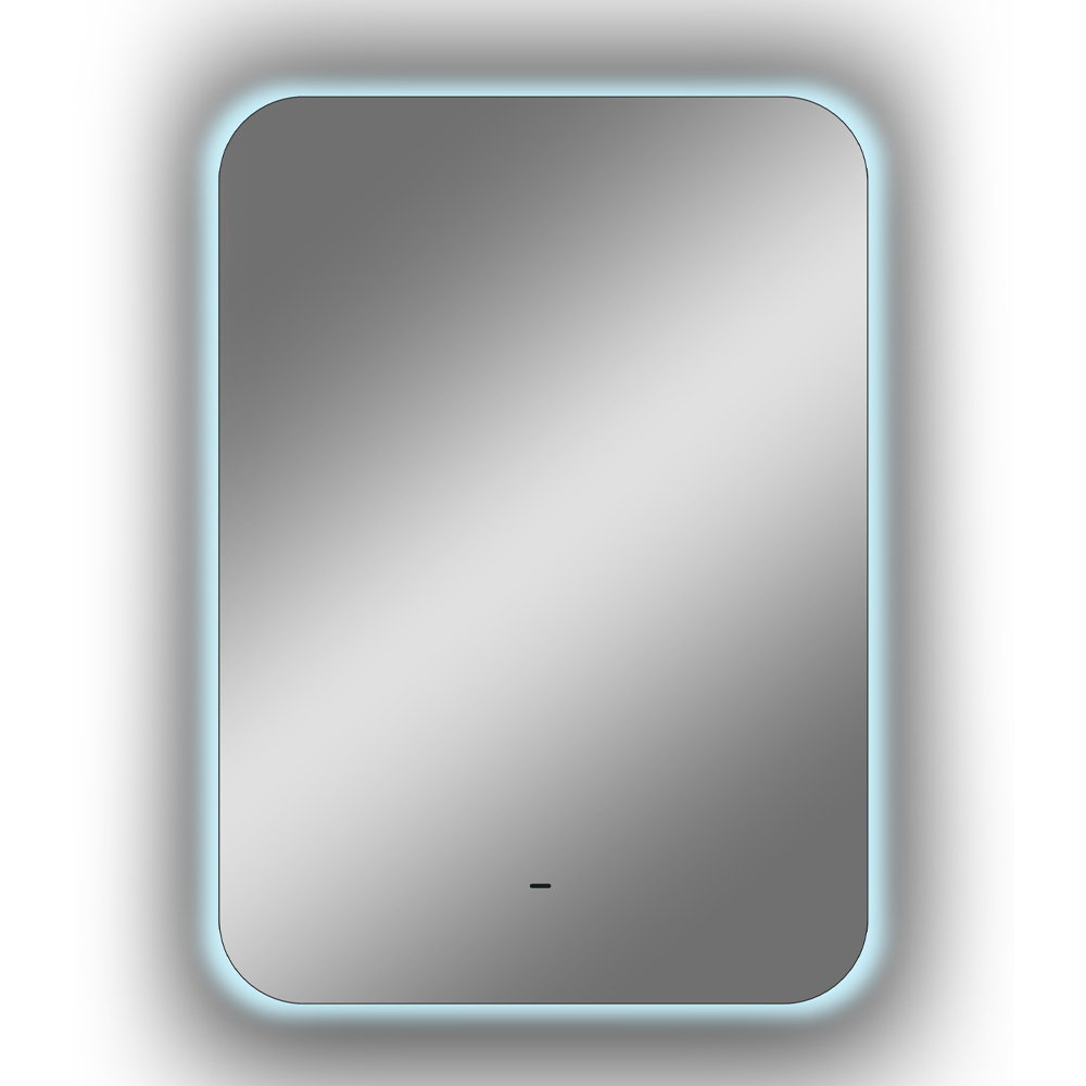 

Зеркало с подсветкой прямоугольное  см бесконтактный сенсор Continent Braga (ЗЛП2386, Серебро