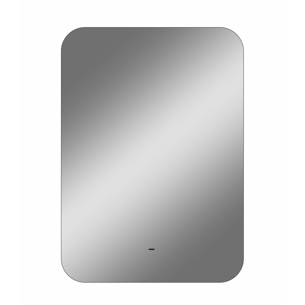 

Зеркало с подсветкой прямоугольное  см бесконтактный сенсор Continent Braga (ЗЛП2384, Серебро