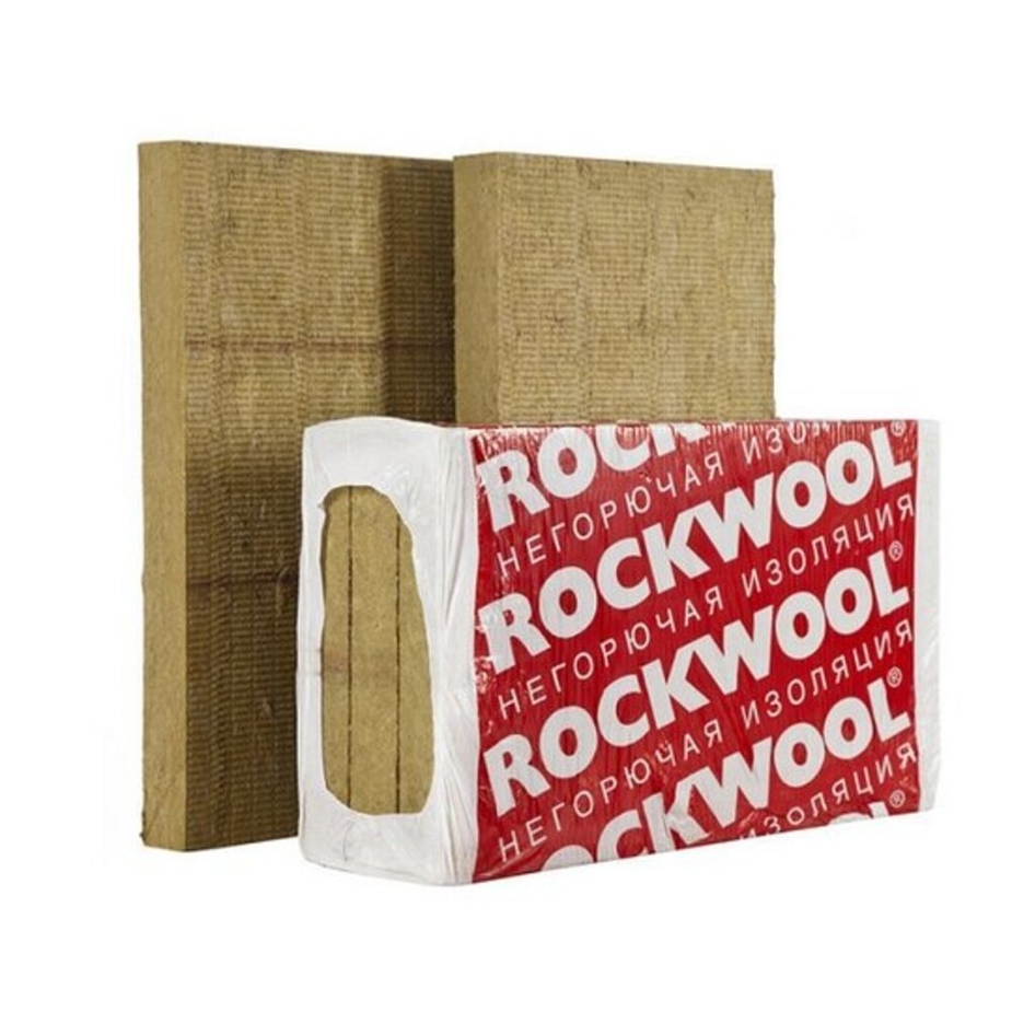 Утеплитель Rockwool Фасад Баттс Стандарт, 1000х600х50мм (в упак.0,18 м3 ...