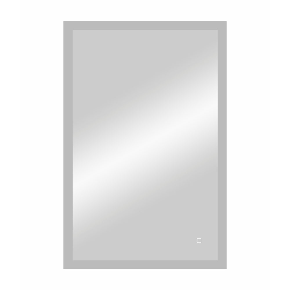 

Зеркало с подсветкой прямоугольное  см бесконтактный сенсор Continent Lisboa (ЗЛП2427, Серебро