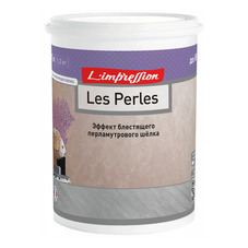 Краска декоративная акриловая L'impression Les Perles с эффектом мокрого шелка белый 1 л