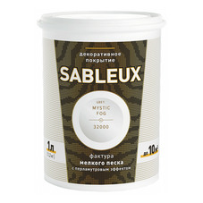 Краска декоративная акриловая L'impression Sableux с эффектом перламутрого песка белый 1 л