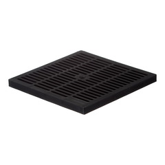 Решетка для дождеприемника Standartpark Polymax Basic 300х300 мм пластиковая черная