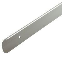 Планка торцевая для столешниц 28 мм матовый хром алюминий