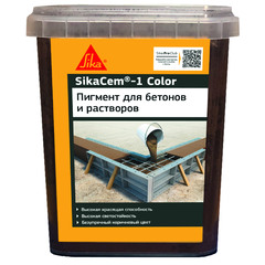 Краситель для бетона для кладочных и штукатурных смесей Sika SikaCem-1 коричневый 1 кг