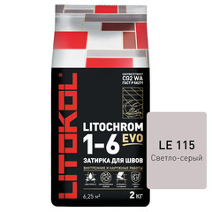 Затирка цементная Litokol Литохром EVO LE.115 светло-серый 2 кг