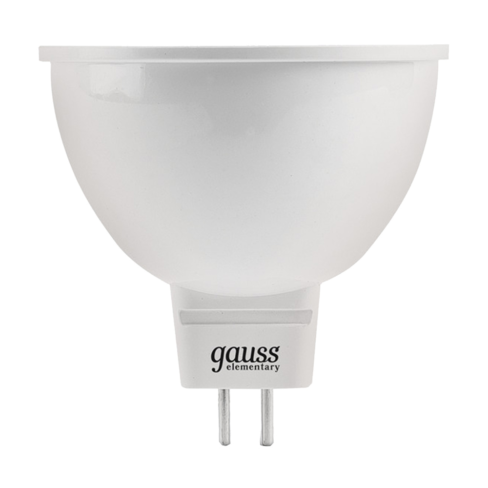 фото Лампа светодиодная gauss gu5.3 3000к 9 вт 640 лм 175-240 в рефлектор тонированная
