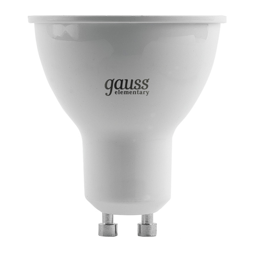 фото Лампа светодиодная gauss gu10 3000к 9 вт 640 лм 175-240 в рефлектор тонированная