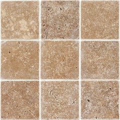Мозаика Stone4home Toscana травертин из натурального камня 300х300х10 мм матовая (9 шт. на листе)