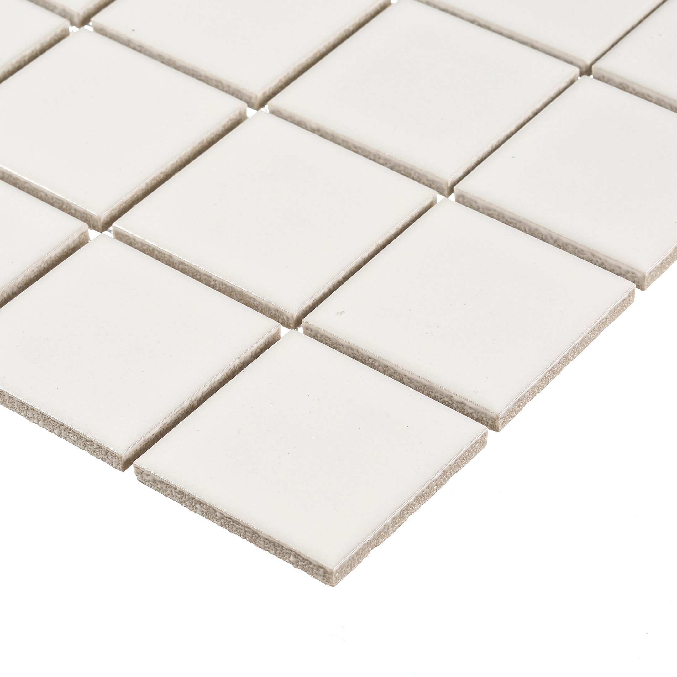 Мозаика Starmosaic White Matt белая керамическая 306х306х6 мм матовая Вид№4