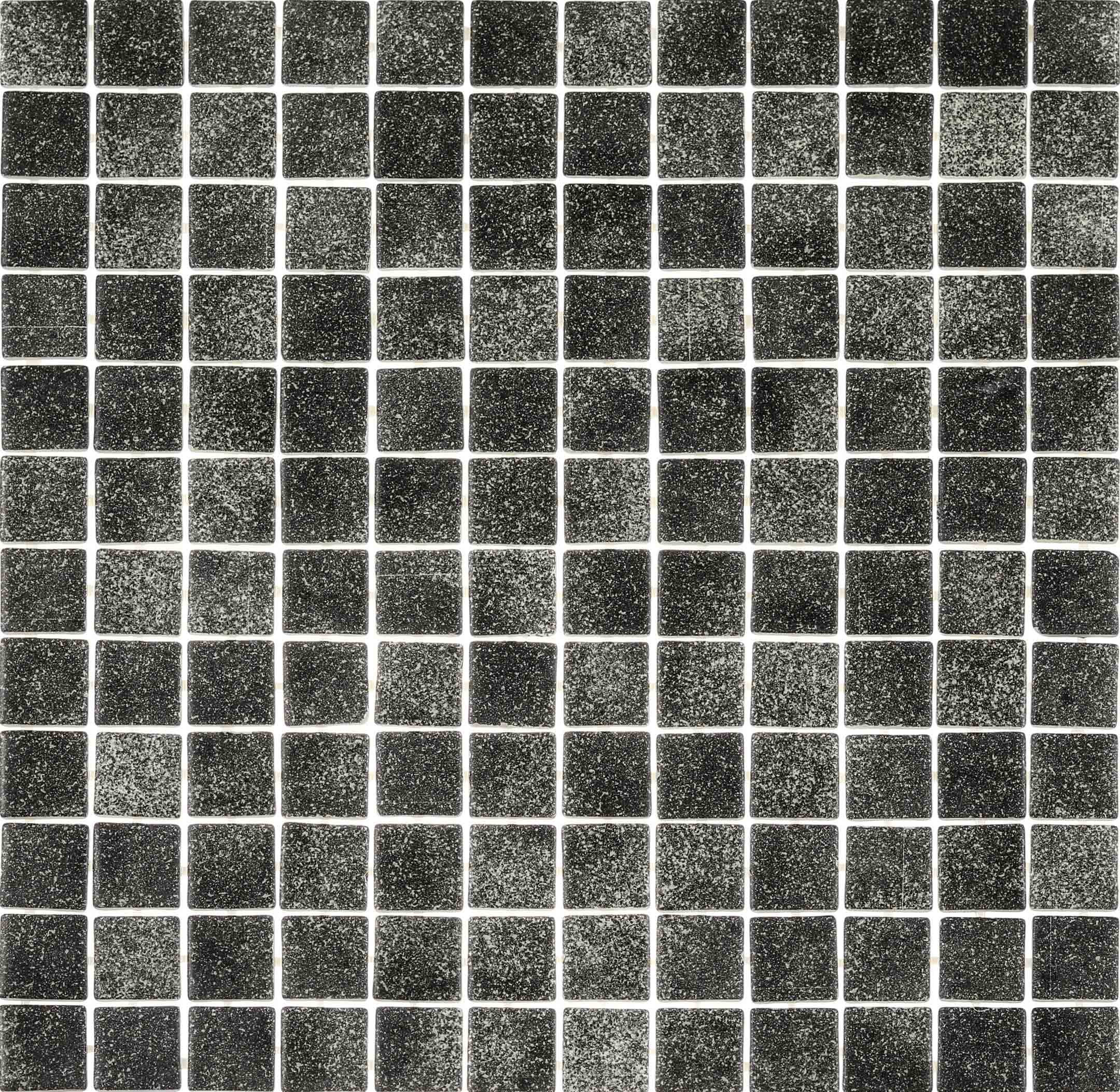 фото Мозаика lavelly smalta черная стеклянная 311х311х4,9 мм матовая