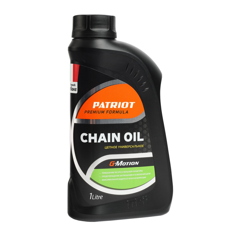Масло для смазки цепи Patriot G-Motion Chain Oil минеральное 1 л (850030700) масло patriot g motion chain oil 1l цепное