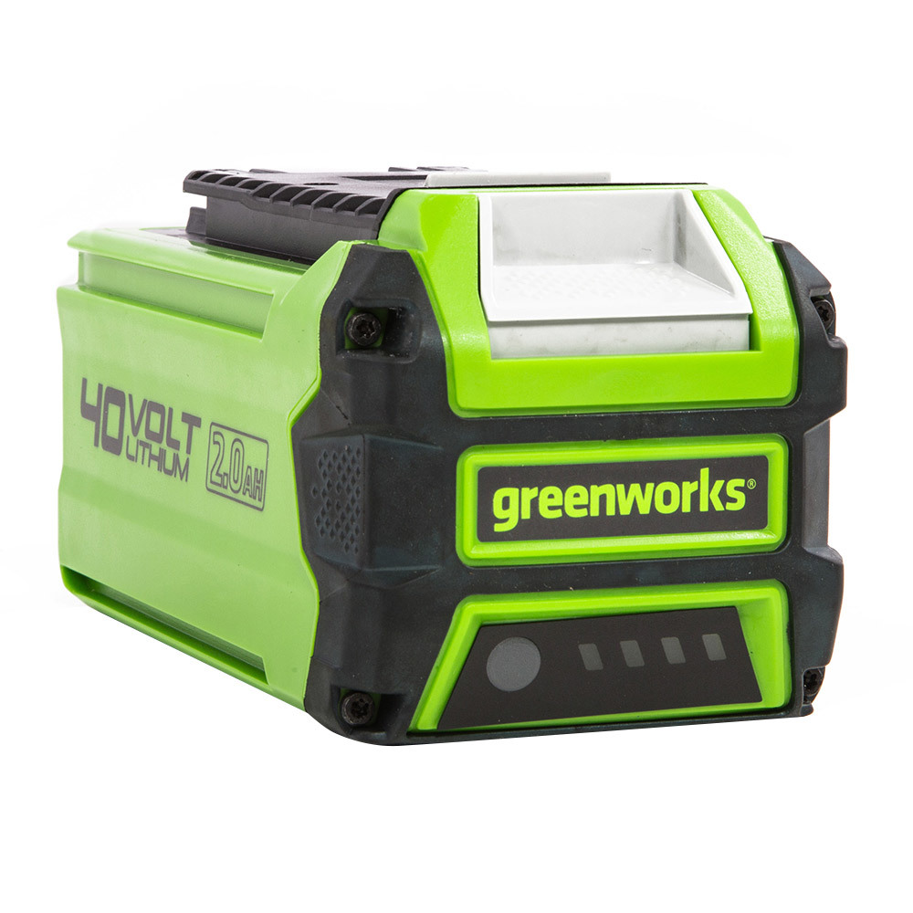 Аккумулятор Greenworks G40B2 40В 2Ач Li-Ion (2926907) индивидуальный аккумулятор lifepo4 12 в 24 в 5 ач 6 ач 10 ач 12 ач 18 ач 20 ач 32700 литий железо фосфатный аккумулятор