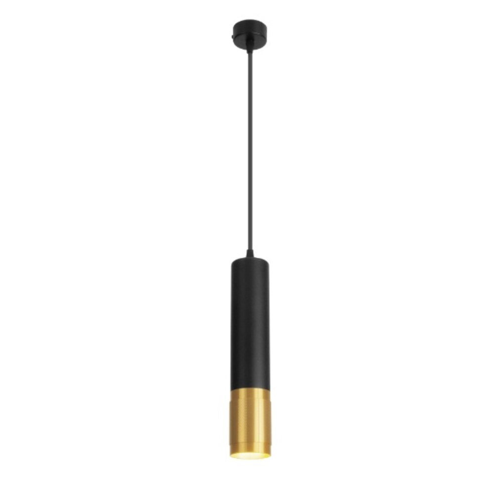 Светильник подвесной Eurosvet Tony GU10 40 Вт 3 кв.м золото/черный IP20 (a055559) светильник подвесной 1 м² gu10 призма цвет черный