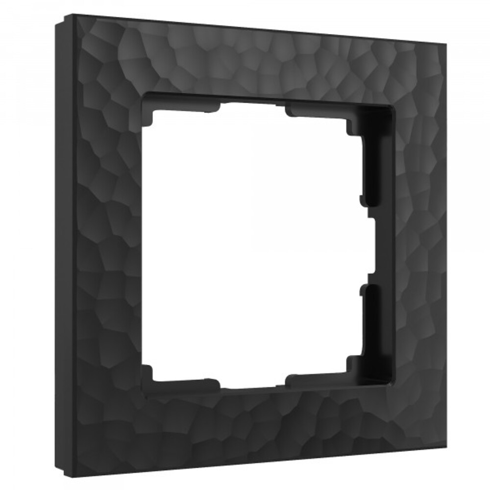 рамка werkel acrylic одноместная черная a059316 Рамка Werkel Hammer одноместная черная (a052513)